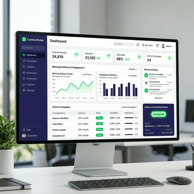 TM SENDER Dashboard